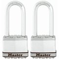 Master Lock 2Pk 2.5" Ss Lam Padlock M5XTLJCCSEN